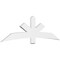 Ekena Millwork Alberta Architectural Grade PVC Gable Bracket, 84"W x 24 1/2"H x 2"D x 6"F, 7/12 Pitch GBP084X25X0206ALB00 - alternate 1